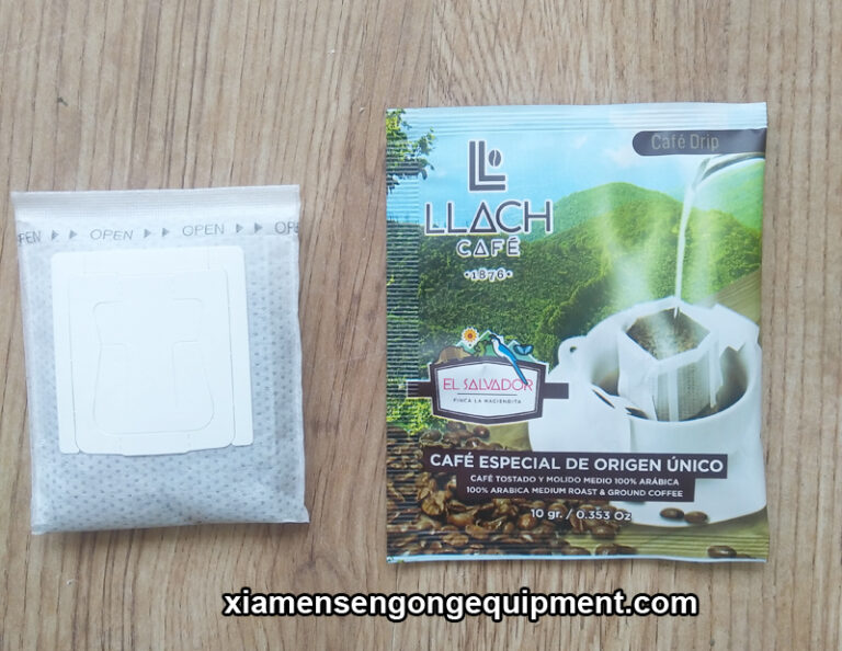 C19II drip bag Robusta coffee packing machine - pyramid tea bag drip ...